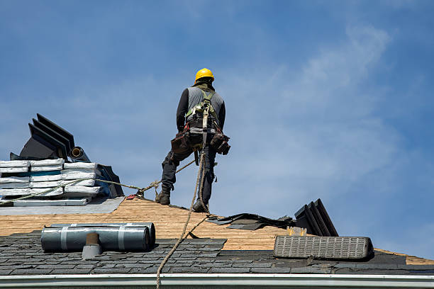 Professional Roof Repair technician working in Bellevue, WI